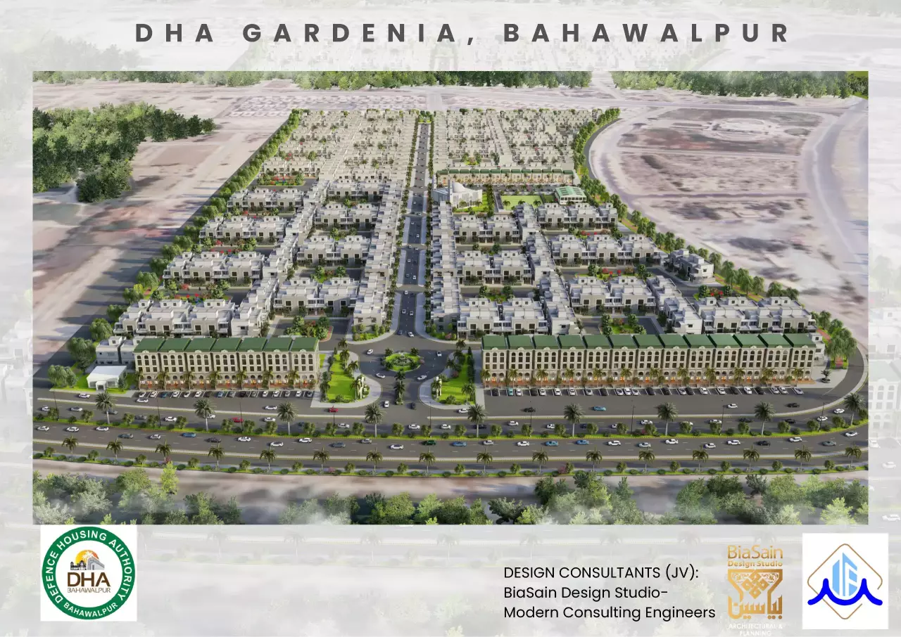Official architectural masterplan visualisation of Defence Gardenia