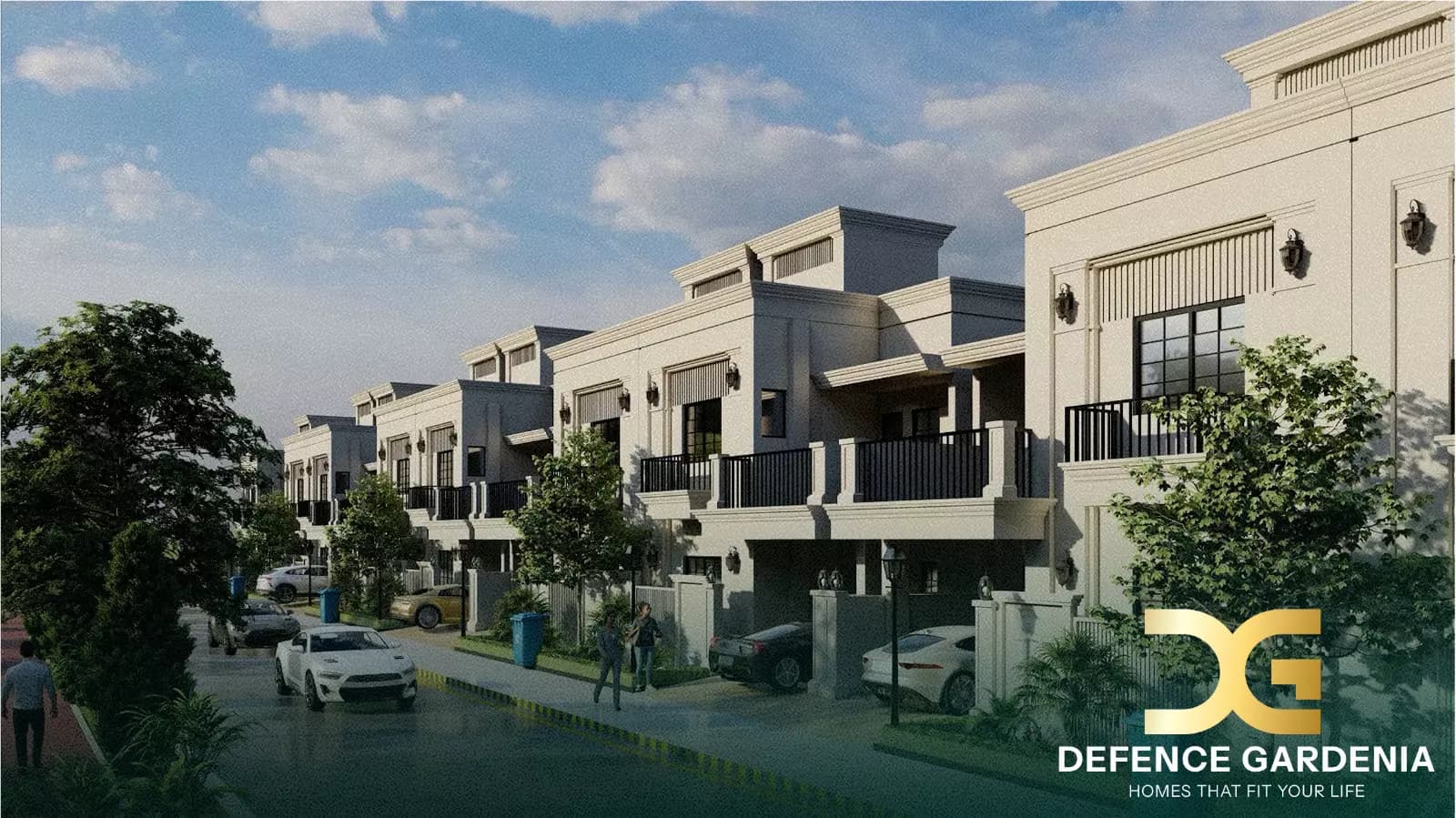 Proposed Gardenia streetscape architectural visualisation